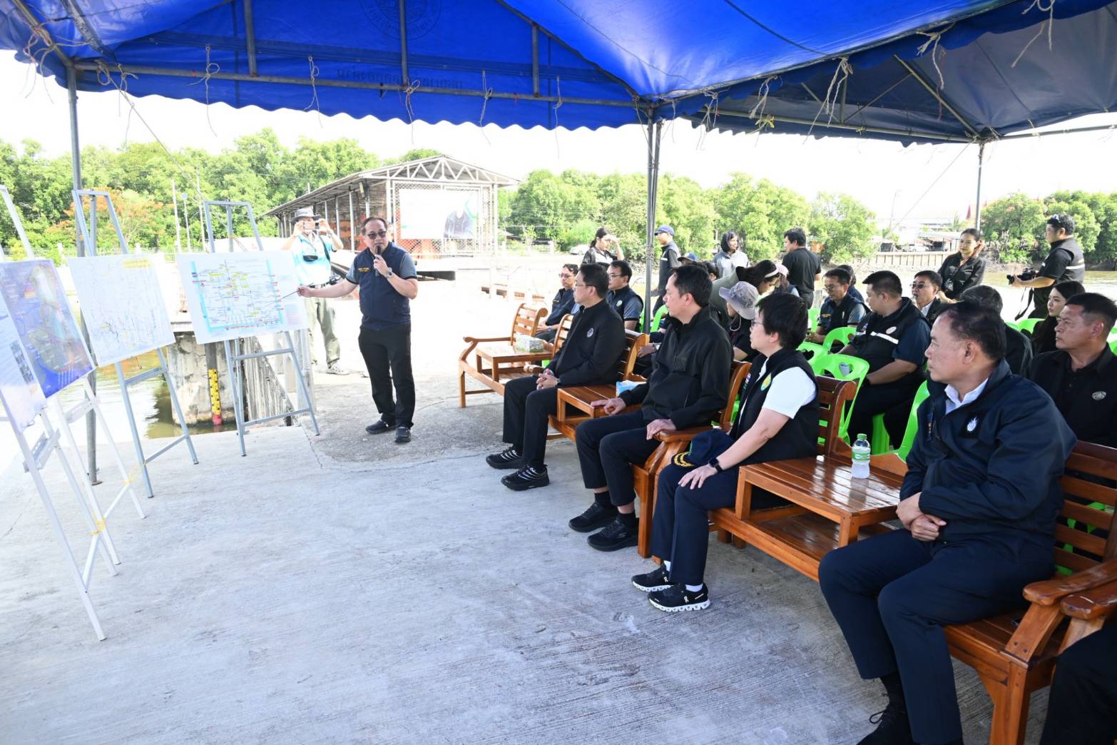 title - ส.ป.ก. ร่วมติดตามเลขานุการรัฐมนตรีว่าการกระทรวงเกษตรฯ ลงพื้นที่ตรวจราชการในจังหวัดสมุทรปราการ